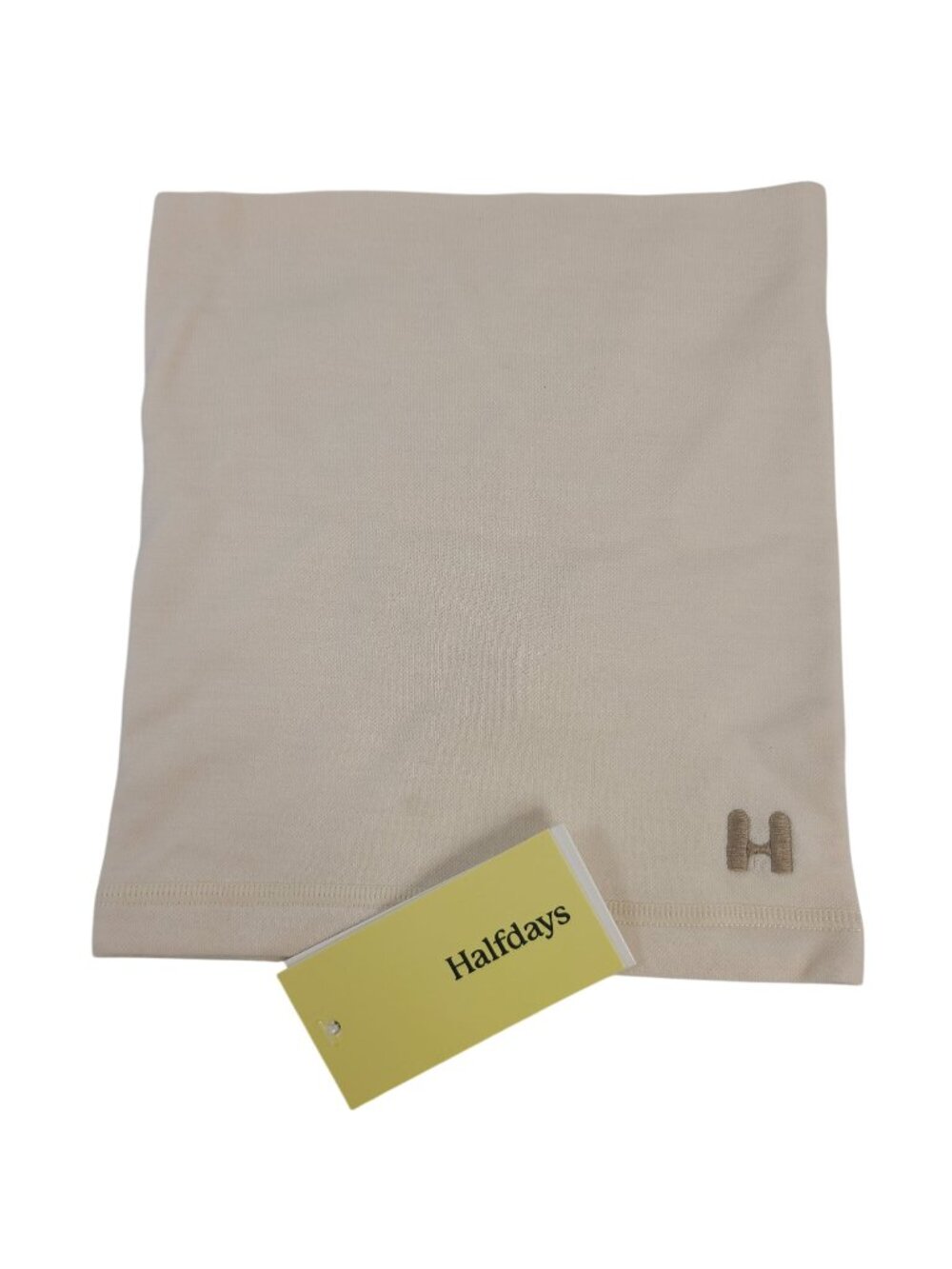 NEW Halfdays Merino Wool & Bamboo Neck Gaiter Oatmilk OS Women’s